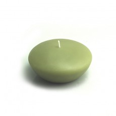 3" Sage Green Floating Candles (72pcs/Case) Bulk