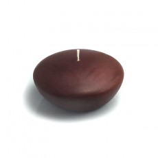 3" Brown Floating Candles (12pc/Box)