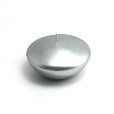 3" Metallic Silver Floating Candles (144pcs/Case) Bulk