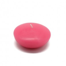 3" Hot Pink Floating Candles (12pc/Box)