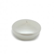 3" Pearl White Floating Candles (12pc/Box)