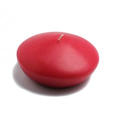 4" Red Floating Candles (24pcs/Case) Bulk