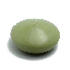 4" Sage Green Floating Candles (3pc/Box)