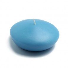 4" Turquoise Floating Candles (24pcs/Case) Bulk
