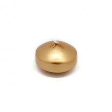 1 3/4" Metallic Bronze Gold Floating Candles (24pc/Box)