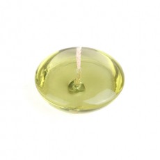 3" Clear Sage Green Gel Floating Candles (6pc/Box)