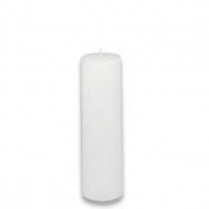 2 x 6" White Citronella Pillar Candle