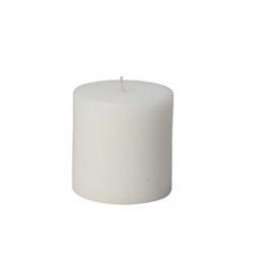 3 x 3" White Citronella Pillar Candle