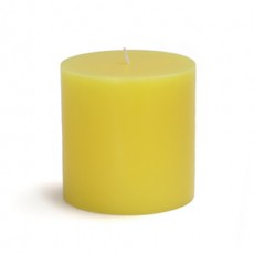 3 x 3" Yellow Pillar Candle