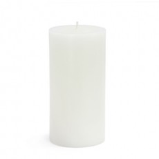 3 x 6" White Pillar Candles(12pcs/Case) Bulk