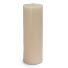 3 x 9" Pale Ivory Pillar Candle