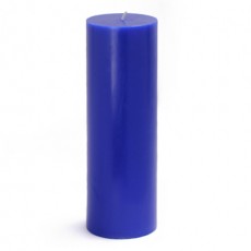 3 x 9" Blue Pillar Candles (12pcs/Case) Bulk