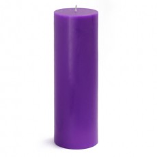 3 x 9" Purple Pillar Candle