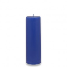 2 x 6" Blue Pillar Candle