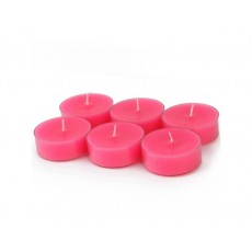 Mega Oversized Hot Pink Tealights (144pcs/Case) Bulk