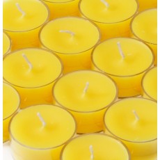 Yellow Tealight Candles (50pcs/Pack)