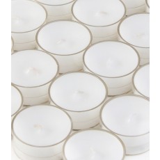 White Citronella Tealight Candles (50pcs/Pack)