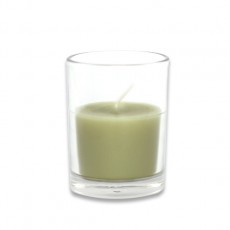 Sage Green Round Glass Votive Candles (96pcs/Case) Bulk