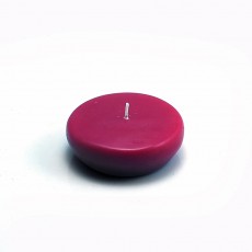2 1/4" Burgundy Floating Candles (24pc/Box)